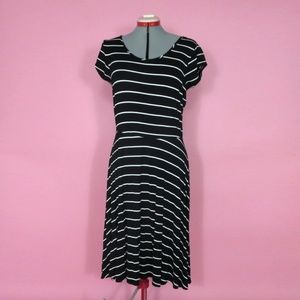 Black & White Striped Dress